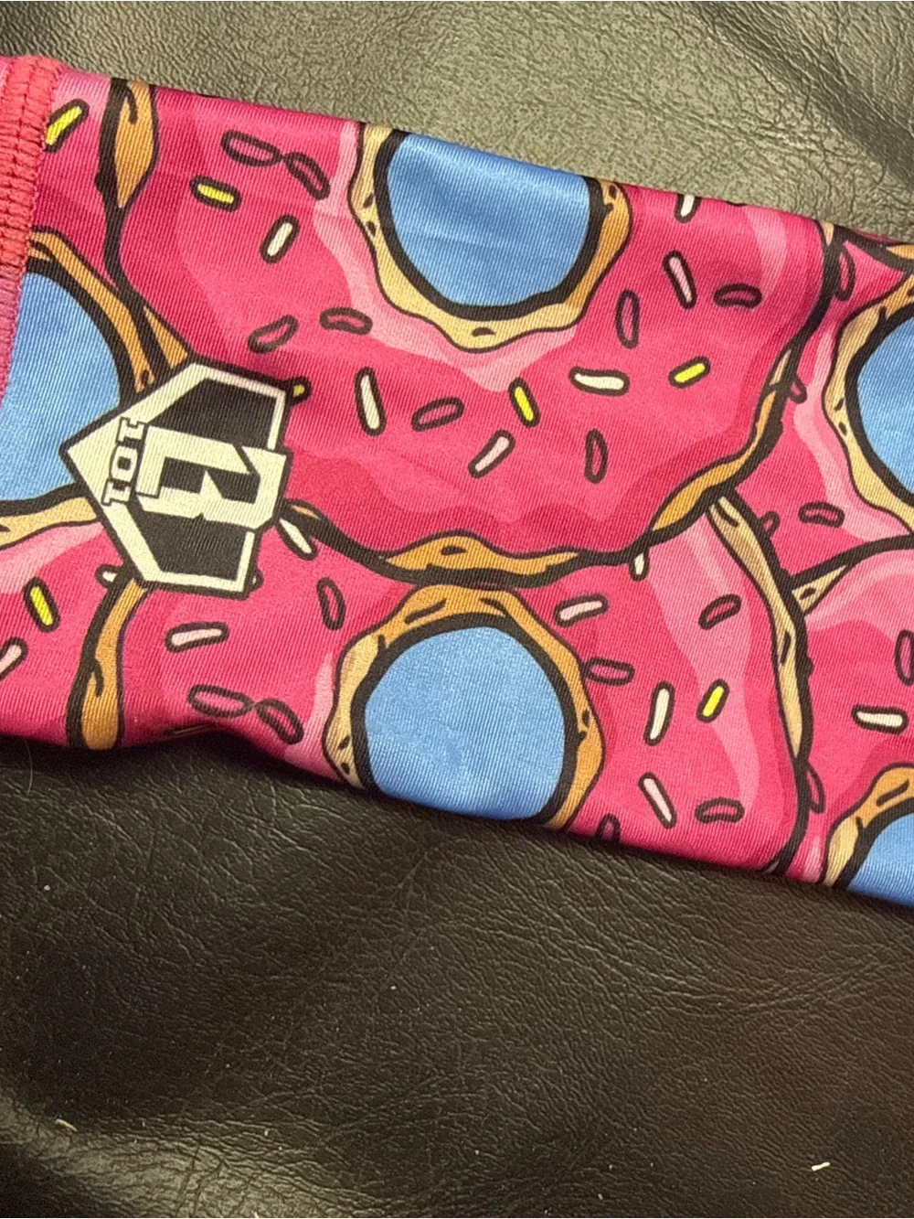 Donut Print Athletic Compression Arm Sleeve | Baseball Lifestyle Gear S/M